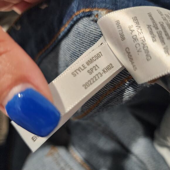 Madewell Curvy High-Rise Skinny Crop Jeans in Lander Wash 27 - Picture 11 of 11